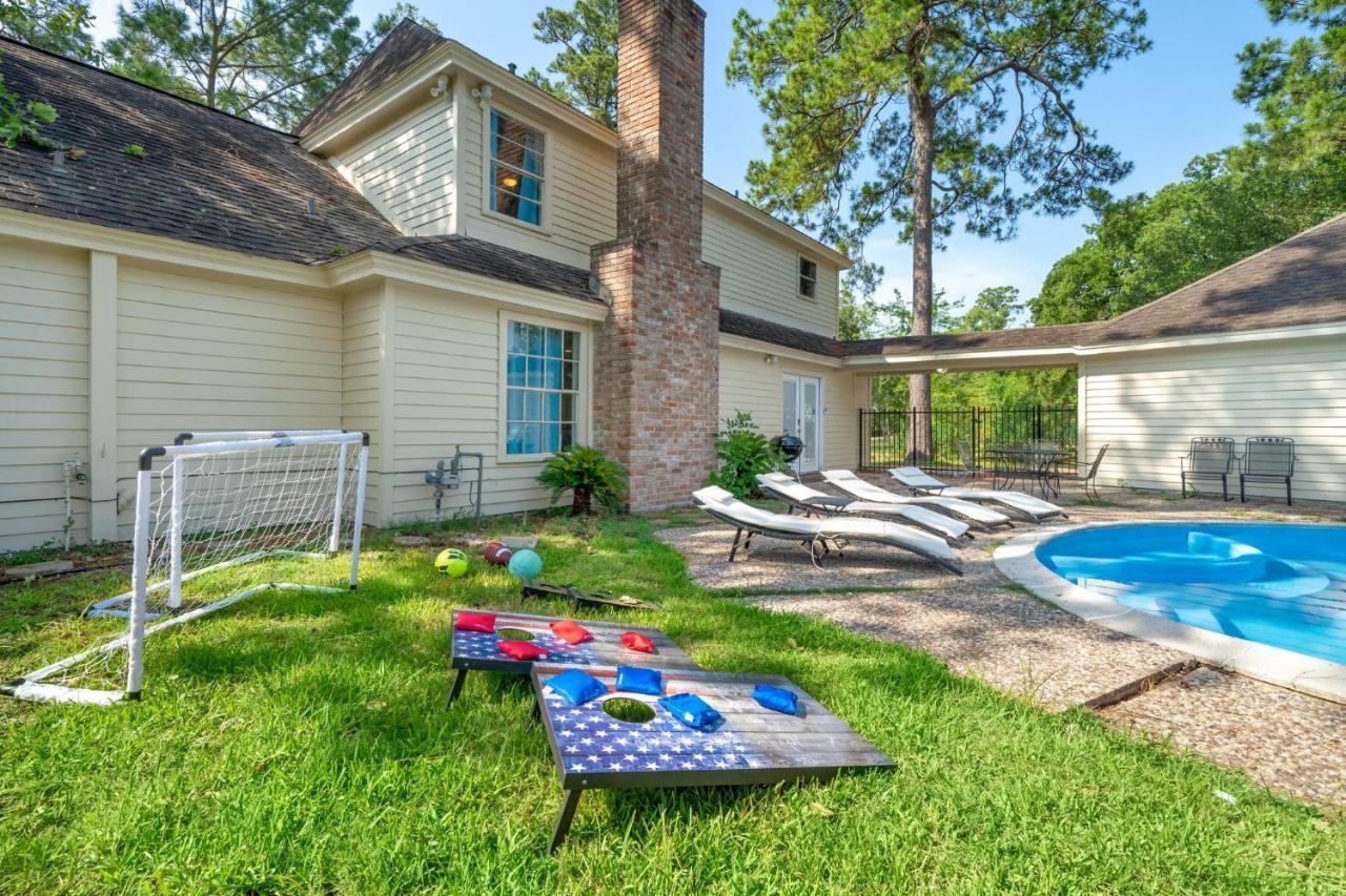 Вилла Pool Oasis Games Wifi Bbq Yard Sleep 16 Хьюстон Экстерьер фото